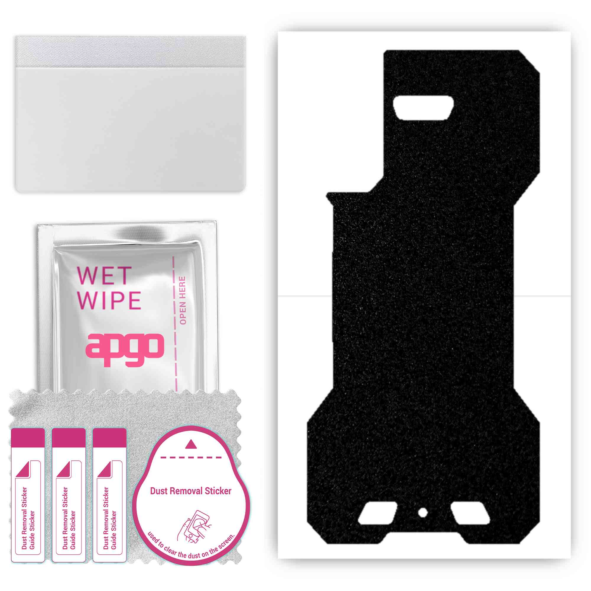 apgo Protective Skin Sticker for the back compatible with Cubot King Kong 5 Pro, Wrap Film, Foil, Vinyl - Pattern Matte Black
apgo Protective Skin Sticker for the back compatible with Cubot King Kong 5 Pro, Wrap Film, Foil, Vinyl - Pattern Matte Black