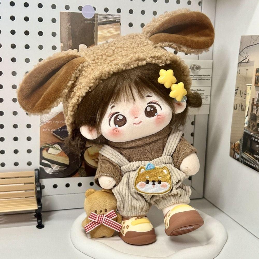 Plush Doll Winter Outfit Head Cover Doll Dress Up Set 20cm Cotton Doll Clothes Doll Accessories style A
Plush Doll Winter Outfit Head Cover Doll Dress Up Set 20cm Cotton Doll Clothes Doll Accessories style A