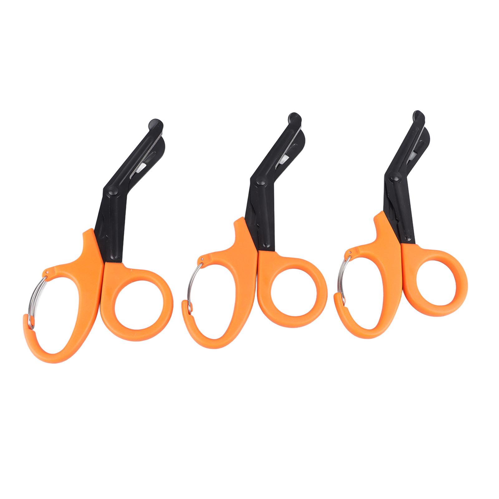 3Pcs Emergency Response Shears Stainless Steel Multifunctional Medical Scissors Bandage Scissors помаранчевий
3Pcs Emergency Response Shears Stainless Steel Multifunctional Medical Scissors Bandage Scissors помаранчевий