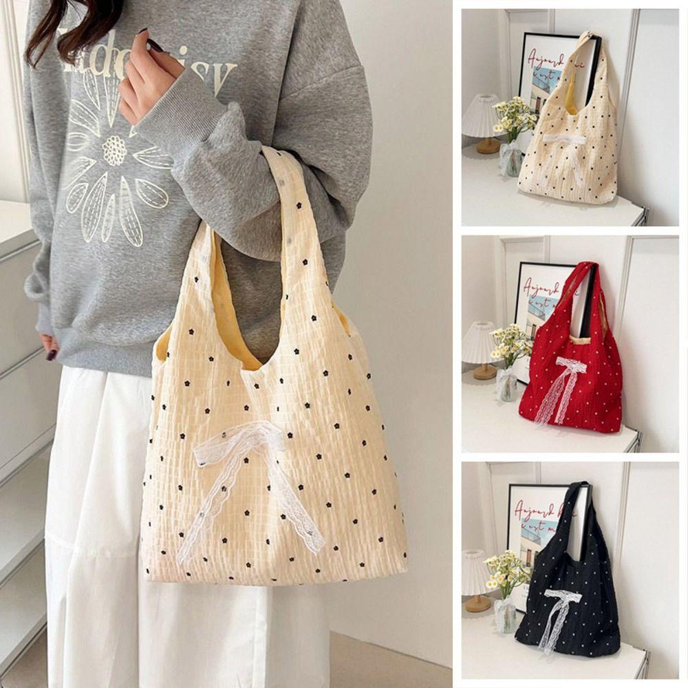 Lightweight Bow Lace Shoulder Bag Korean Women s Handbags Fashion Polka Dot Tote Bag Girls червоний
Lightweight Bow Lace Shoulder Bag Korean Women s Handbags Fashion Polka Dot Tote Bag Girls червоний