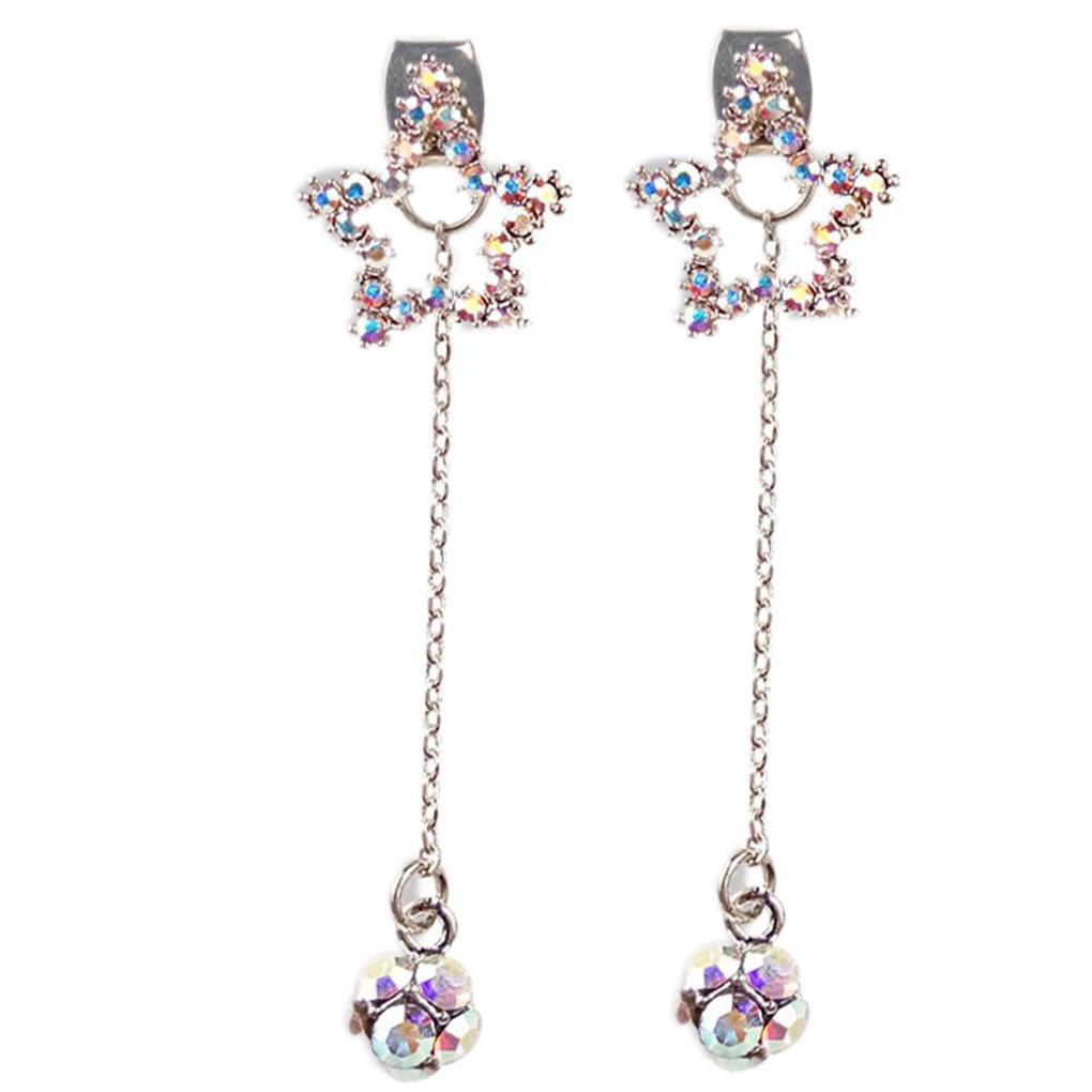 1 Pair Lady Star Drop Earrings Women Girls Rhinestone Pendant Earrings Anti\-allergic Ear Stud
1 Pair Lady Star Drop Earrings Women Girls Rhinestone Pendant Earrings Anti\-allergic Ear Stud