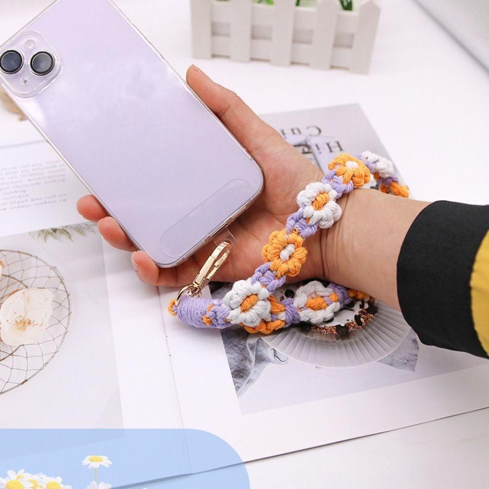 Hand-woven Woven Daisy Flower Hanging Chain Anti-Lost Flower Braided Key Chain Kids Children Toys Style D
Hand-woven Woven Daisy Flower Hanging Chain Anti-Lost Flower Braided Key Chain Kids Children Toys Style D