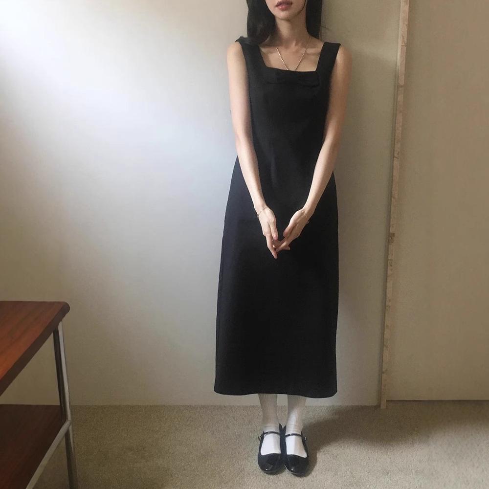 In-Stock Black Korean Style Bow Sleeveless Dress 2025 Summer Women s Long Dress One Size чёрный
In-Stock Black Korean Style Bow Sleeveless Dress 2025 Summer Women s Long Dress One Size чёрный