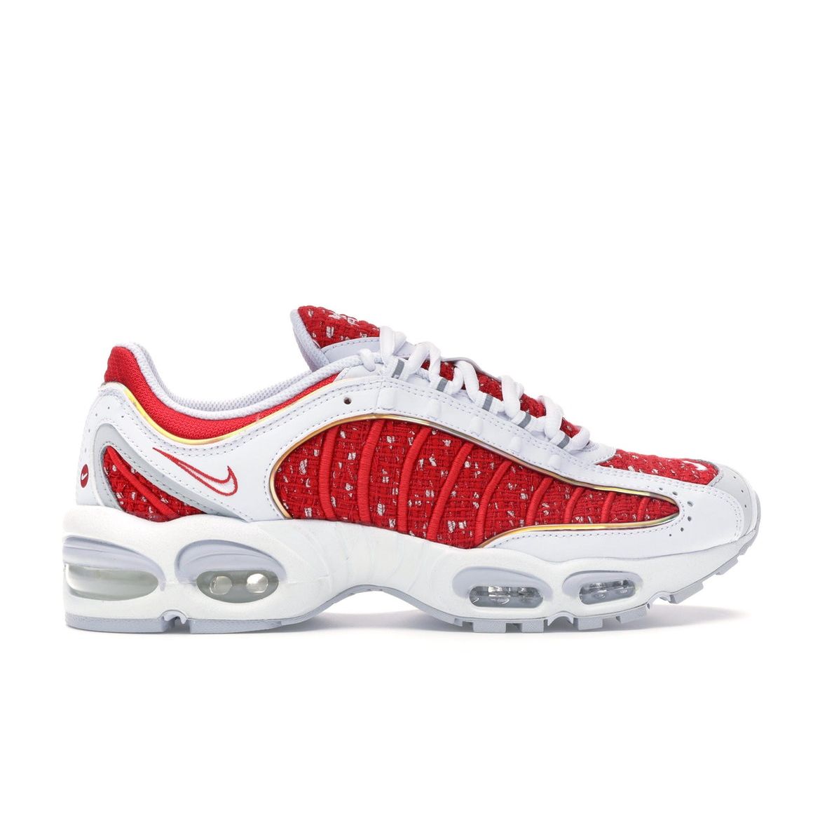 Кроссовки унисекс Nike Supreme x Air Max Tailwind 4 University Red White University-Red-White-Geyser-Grey AT3854-100
Кроссовки унисекс Nike Supreme x Air Max Tailwind 4 University Red White University-Red-White-Geyser-Grey AT3854-100
