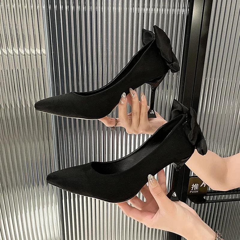 Мода 2024 НОВАЯ весна/осень Новый стиль Корейский стиль заостренные кошачьи лапки тонкие высокие каблуки женские туфли универсальные балетки с бантом 34 чёрный
Мода 2024 НОВАЯ весна/осень Новый стиль Корейский стиль заостренные кошачьи лапки тонкие высокие каблуки женские туфли универсальные балетки с бантом 34 чёрный