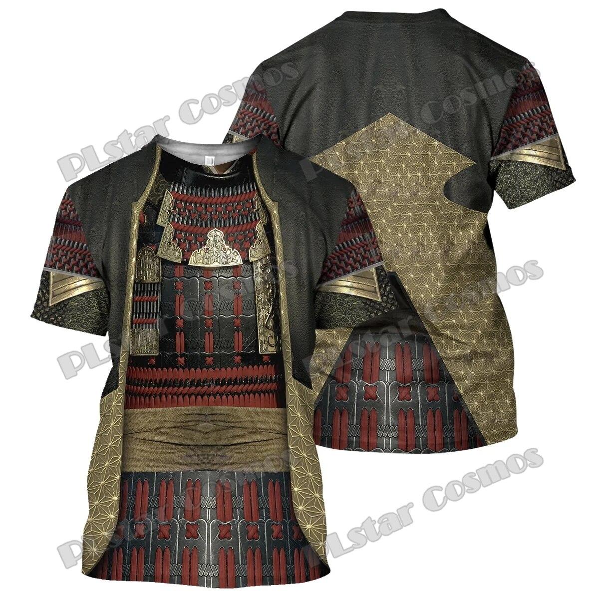 Самурайская броня с 3D принтом, модная мужская футболка, костюмы для косплея, летняя унисекс, повседневная крутая футболка, топы 
Самурайская броня с 3D принтом, модная мужская футболка, костюмы для косплея, летняя унисекс, повседневная крутая футболка, топы