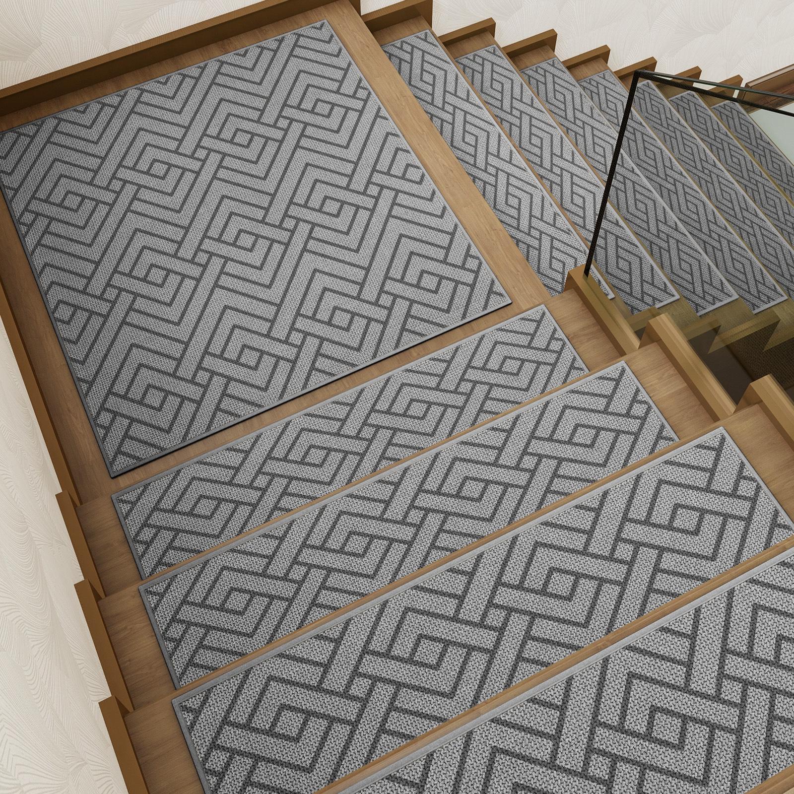 Лляні накладки на сходи, нековзкі килимки на сходи з гумовою основою, вологопоглинаючі, стійкі до бруду, зносостійкі, звукоізоляційні килими 20x76cm (1pcs)
Лляні накладки на сходи, нековзкі килимки на сходи з гумовою основою, вологопоглинаючі, стійкі до бруду, зносостійкі, звукоізоляційні килими 20x76cm (1pcs)