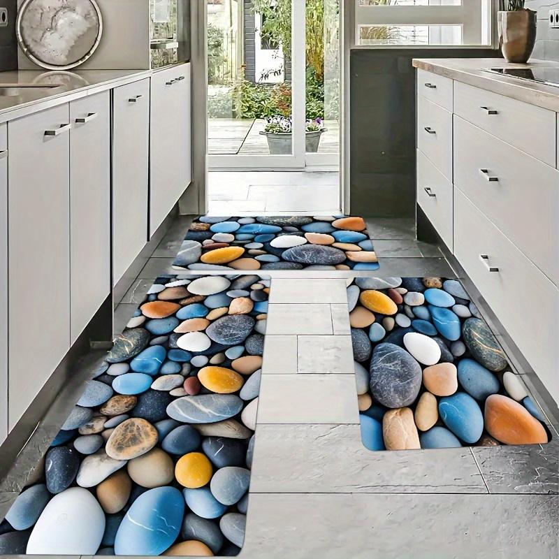 1 шт. Кухонные коврики против усталости, Водонепроницаемый нескользящий толстый амортизирующий кухонный коврик с принтом гальки, Сверхпрочный удобный коврик для стояния для кухни 40*60cm
1 шт. Кухонные коврики против усталости, Водонепроницаемый нескользящий толстый амортизирующий кухонный коврик с принтом гальки, Сверхпрочный удобный коврик для стояния для кухни 40*60cm