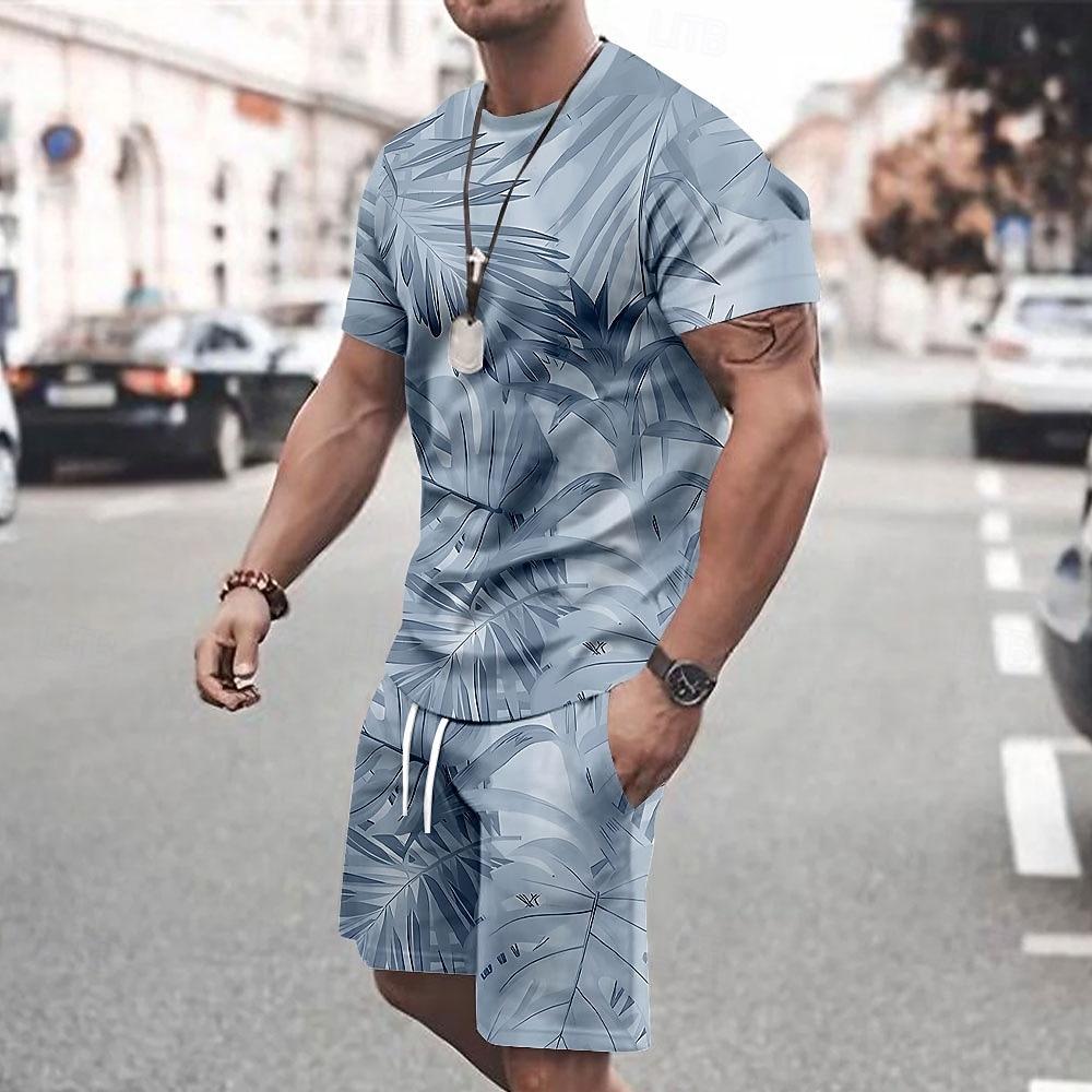 Men s Tropical Flowers Tees sets T Shirt Short Sleeve Short Pants Crew Neck Vacation Casual Outdoor Sport S
Men s Tropical Flowers Tees sets T Shirt Short Sleeve Short Pants Crew Neck Vacation Casual Outdoor Sport S