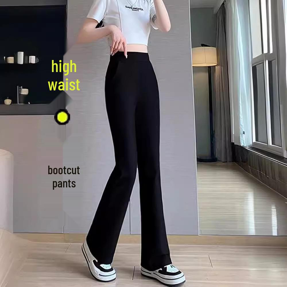 Women s High-Waist Flared Slim Pants - Plus Size, Stretch, Spring/Summer, Black Extra Large
Women s High-Waist Flared Slim Pants - Plus Size, Stretch, Spring/Summer, Black Extra Large