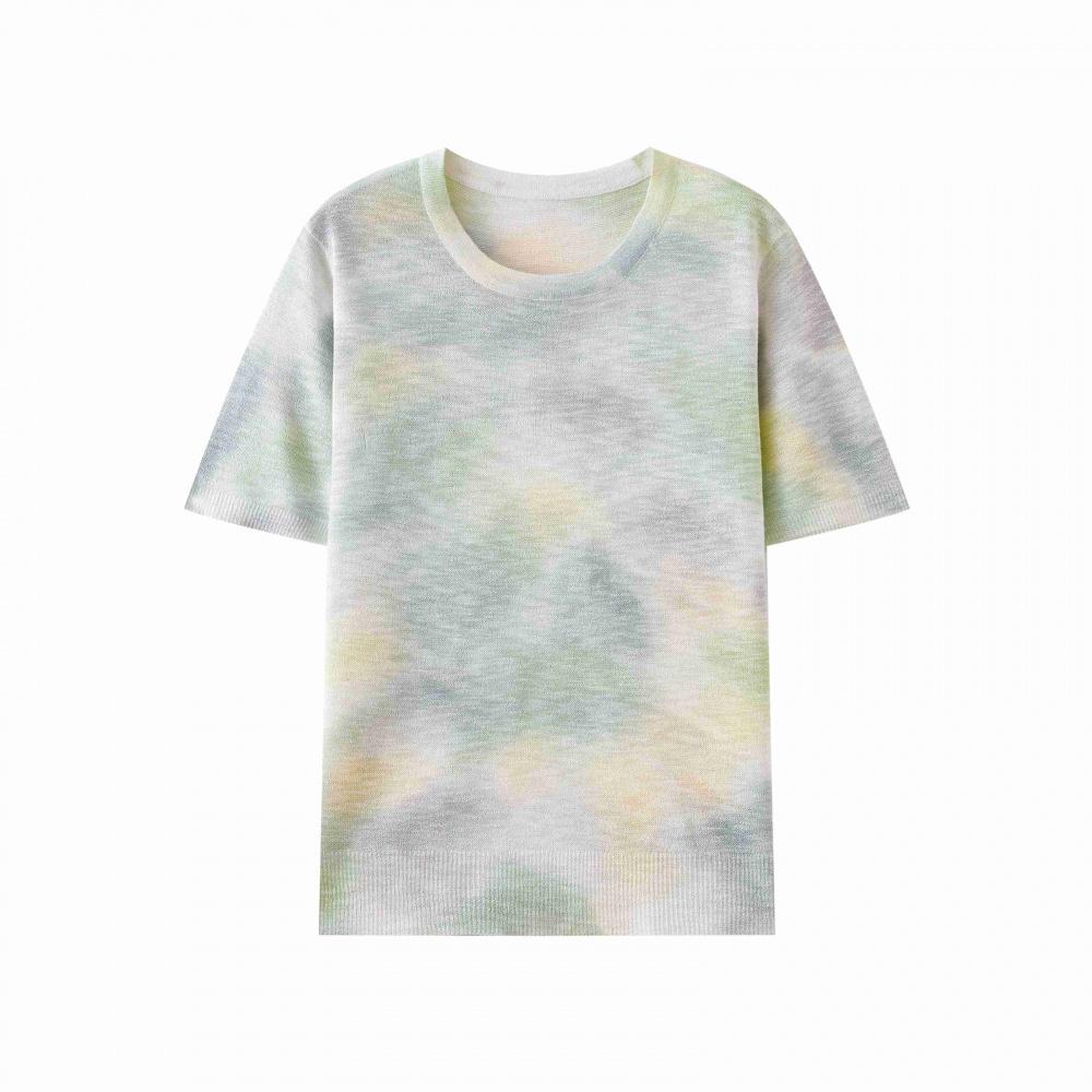 Women Sweater Short Sleeve Knitted Sweater Round Neck Knitwears Pullover Tops Elegant Print Color Sunscreen Clothing S белый
Women Sweater Short Sleeve Knitted Sweater Round Neck Knitwears Pullover Tops Elegant Print Color Sunscreen Clothing S белый