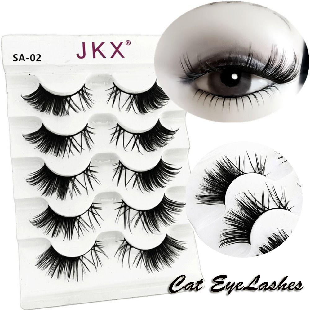 Fluffy Fox Eye Lashes Natural Winged Eyelash End Elongate Cat EyeLashes False Eyelahes 3D Mink Hair
Fluffy Fox Eye Lashes Natural Winged Eyelash End Elongate Cat EyeLashes False Eyelahes 3D Mink Hair