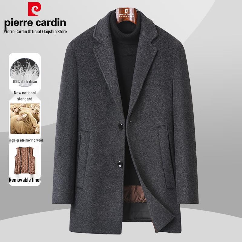 Чоловічий вовняний пальто середньої довжини Pierre Cardin зі знімною пуховою підкладкою 2XL
Чоловічий вовняний пальто середньої довжини Pierre Cardin зі знімною пуховою підкладкою 2XL