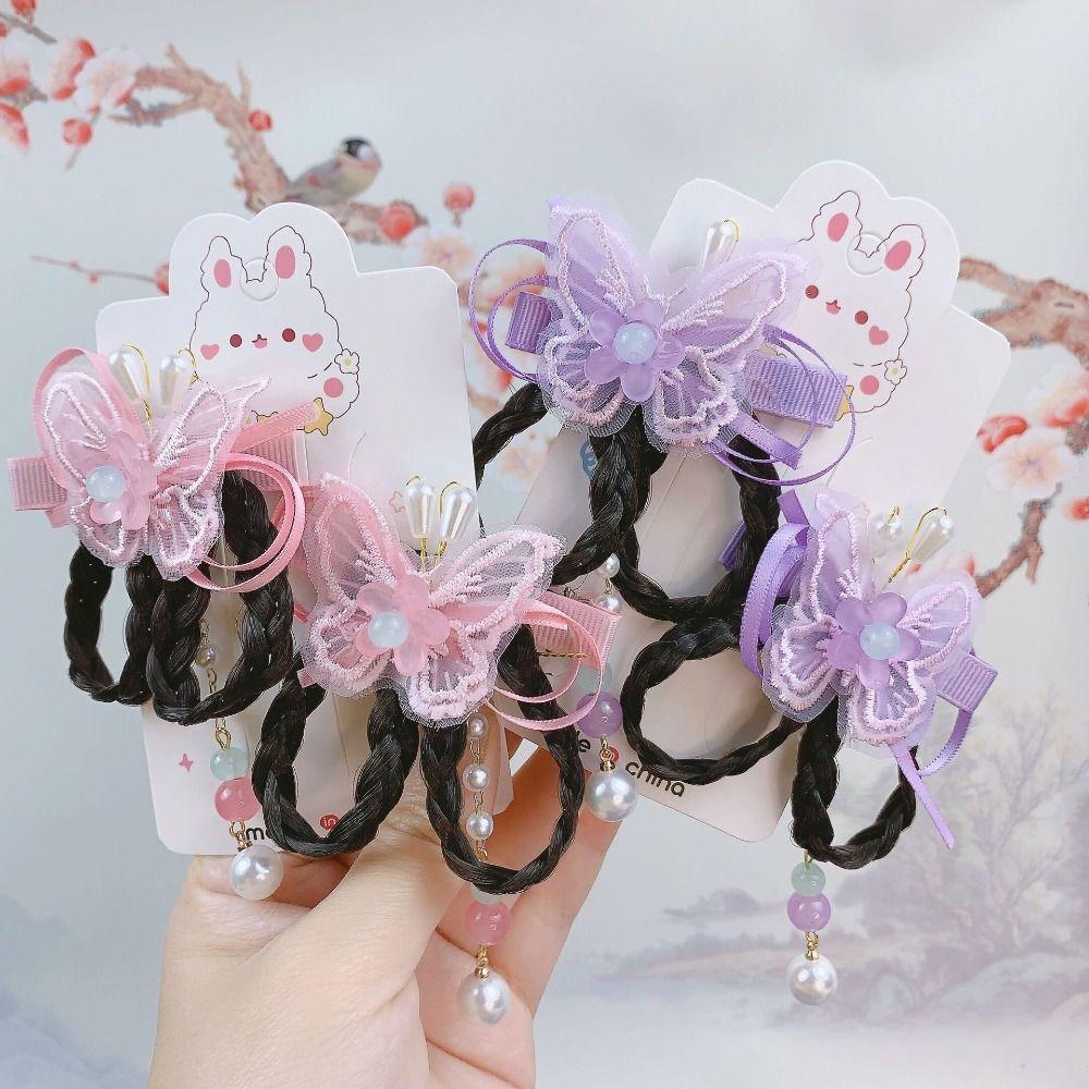 2Pcs Braid Hanfu Headdress Wig Chinese Style Children Hair Clip Tassels Hair Clips Girls
2Pcs Braid Hanfu Headdress Wig Chinese Style Children Hair Clip Tassels Hair Clips Girls