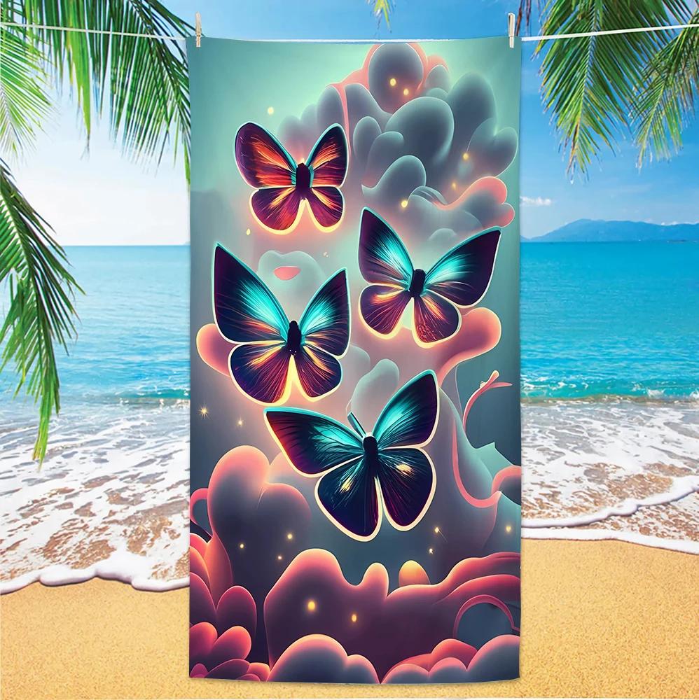 Butterfly Beach Towel, Digital Printing Thin Quick-Dry Anti-Sand Microfiber Lightweight for Swim, Yoga, Travel, Gym, Gift W40*H60(CM)
Butterfly Beach Towel, Digital Printing Thin Quick-Dry Anti-Sand Microfiber Lightweight for Swim, Yoga, Travel, Gym, Gift W40*H60(CM)