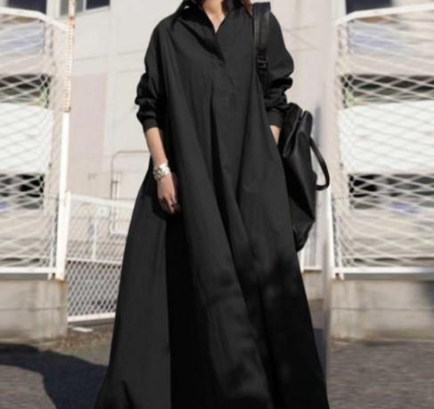 Women s Long Sleeved Color Cotton And Linen Retro Ethnic Wide Dress S
Women s Long Sleeved Color Cotton And Linen Retro Ethnic Wide Dress S