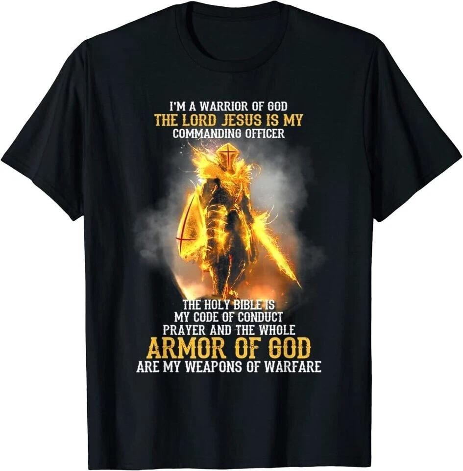 I m A Warrior Of God The Lord Jesus Is My Commanding Unisex Black T-Shirt L
I m A Warrior Of God The Lord Jesus Is My Commanding Unisex Black T-Shirt L