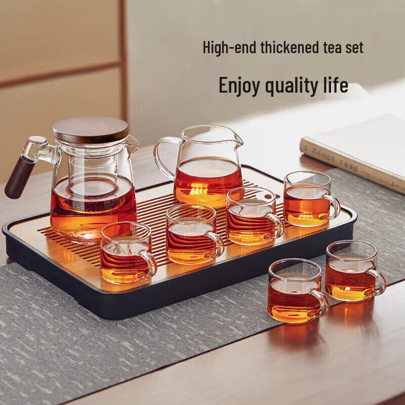 Набор стеклянных чайников Кунг-фу с подносом
Набор стеклянных чайников Кунг-фу с подносом