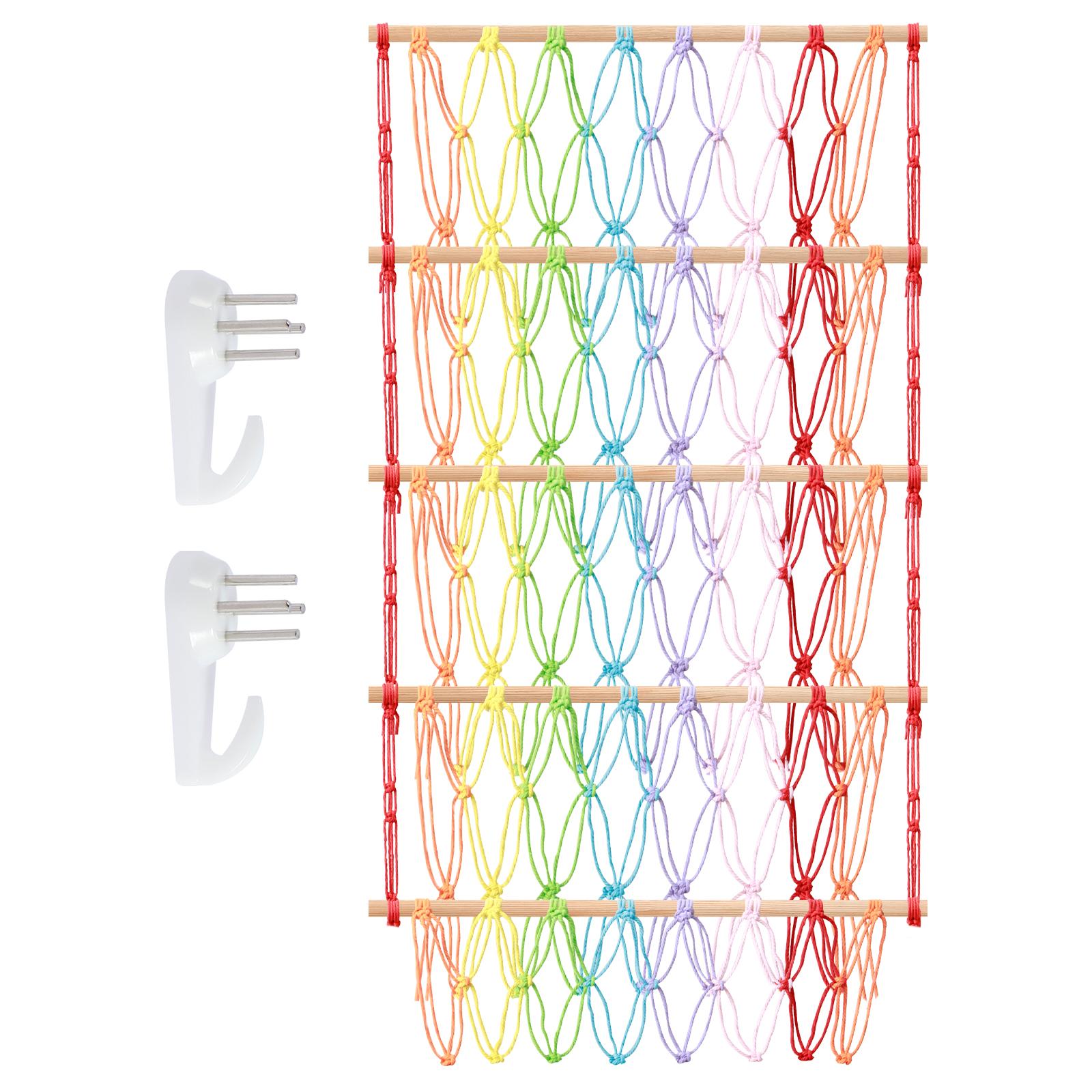 Stuffed Toy Storage Hammock 4-Layer Bohemia Woven Cotton Rope Hanging Storage Rack Organizer Mesh Holder For kid Room Decoration 52x105CM
Stuffed Toy Storage Hammock 4-Layer Bohemia Woven Cotton Rope Hanging Storage Rack Organizer Mesh Holder For kid Room Decoration 52x105CM