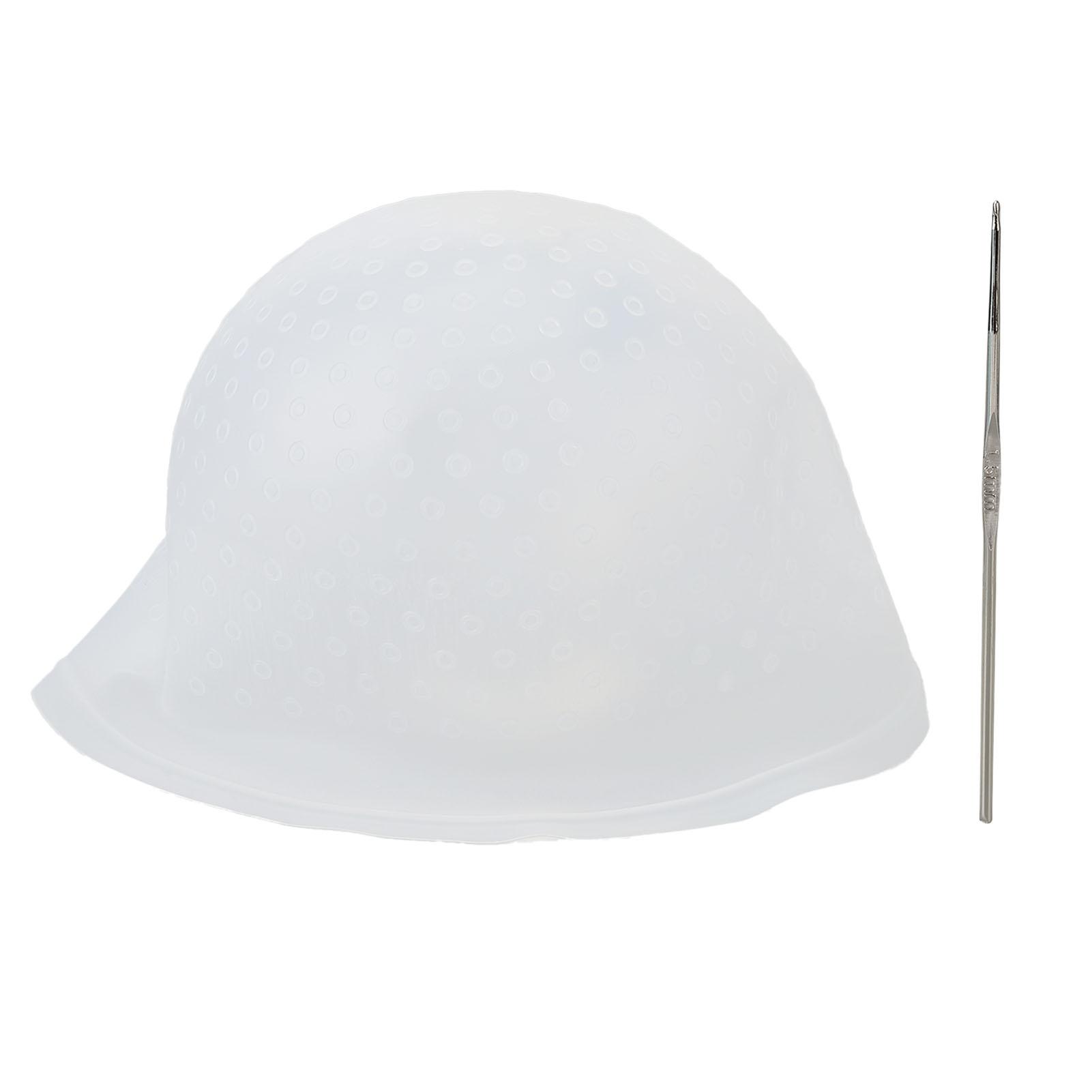 Hair Highlight Cap With Hook Needle Silicone Hair Staining Cap Home Hair Salon Transparent Hair Dye синій
Hair Highlight Cap With Hook Needle Silicone Hair Staining Cap Home Hair Salon Transparent Hair Dye синій