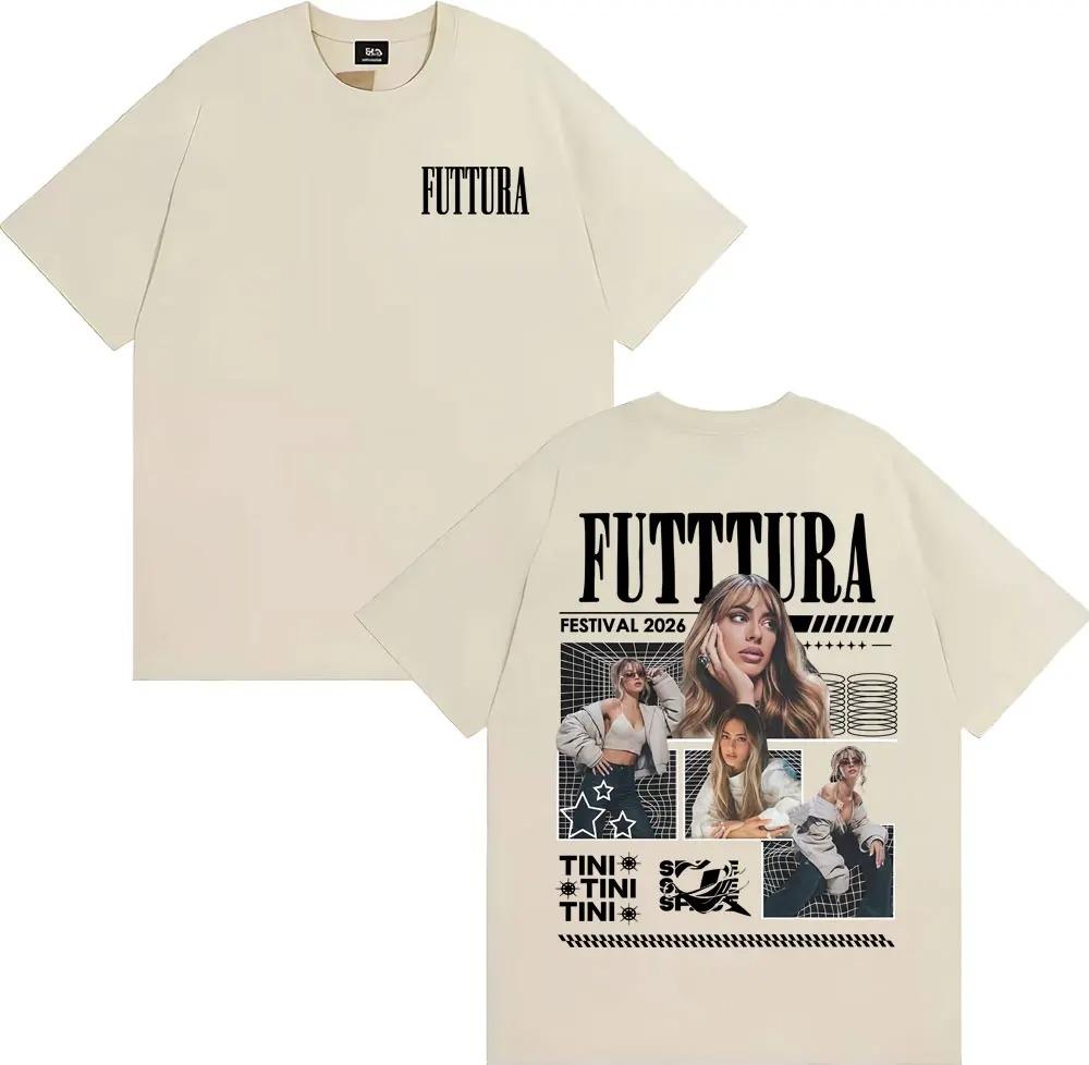 Tini Stoessel Futtura Album 2026 Merch TShirt Unisex Vintage Aesthetic Comfortable Cotton Short Sleeve Women And Men Tshirts 4XL
Tini Stoessel Futtura Album 2026 Merch TShirt Unisex Vintage Aesthetic Comfortable Cotton Short Sleeve Women And Men Tshirts 4XL