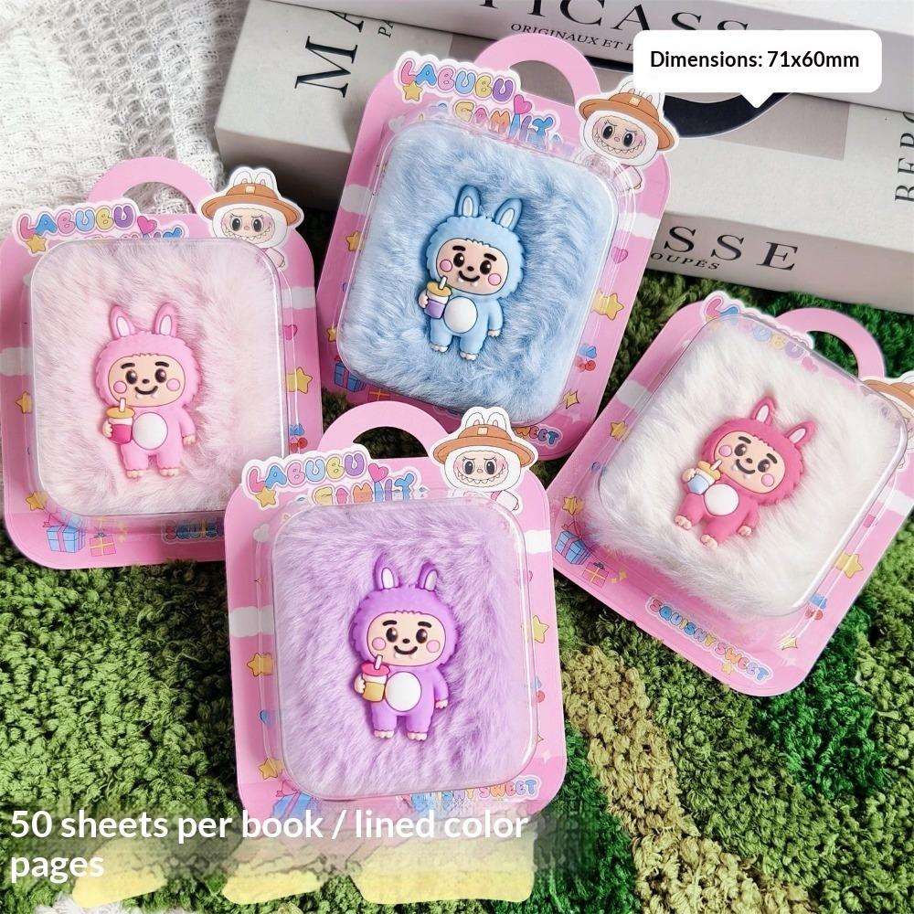 Cartoon Series Soft Fufu Mini Handbook Rabub Pony Baoli Plush Pocket Notebook random 1
Cartoon Series Soft Fufu Mini Handbook Rabub Pony Baoli Plush Pocket Notebook random 1