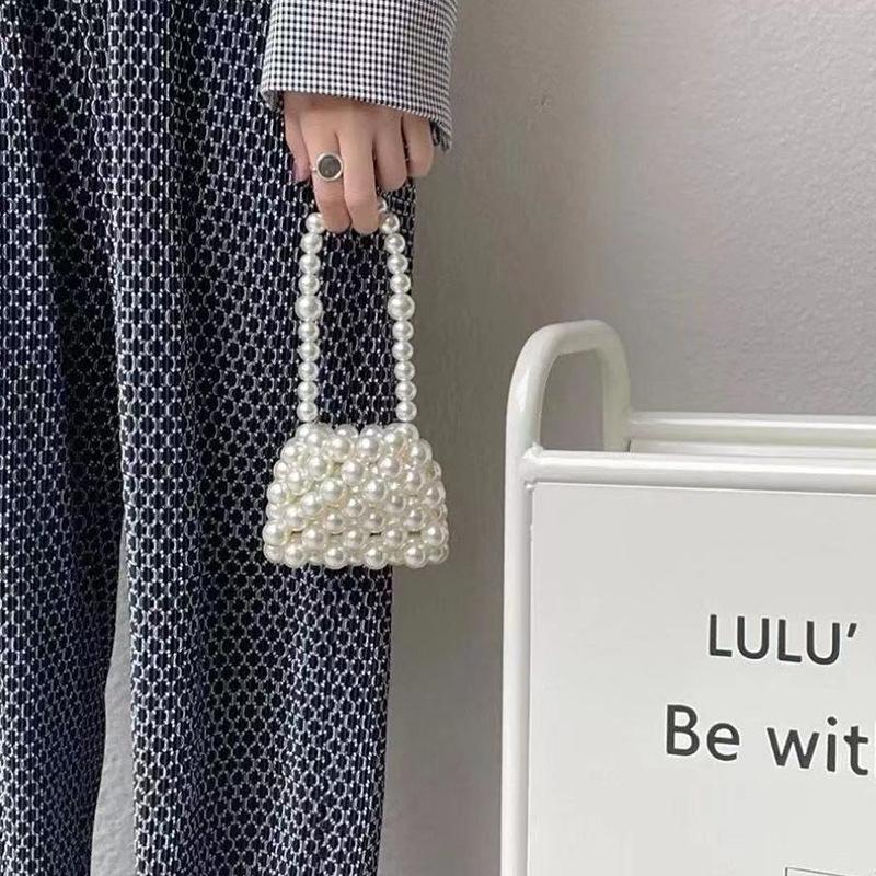 Women s Bag Designer Woven Pearl Bag Mini Lipstick Bag Clothes Decoration Shoulder Bag Beaded Crossbody Bag Handbags and Purses
Women s Bag Designer Woven Pearl Bag Mini Lipstick Bag Clothes Decoration Shoulder Bag Beaded Crossbody Bag Handbags and Purses