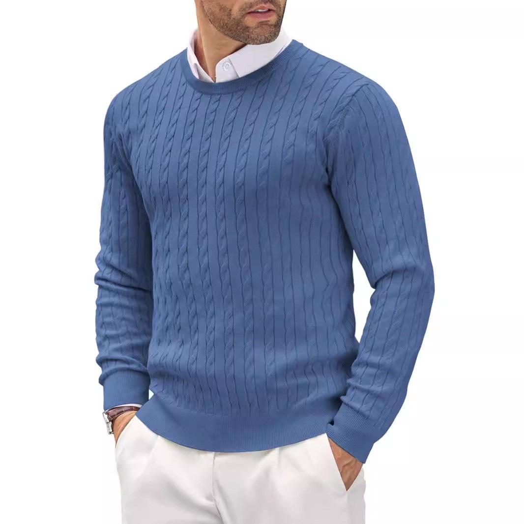 European Men s Jacquard Knit Sweater - Autumn Winter Collection, Round Neck, Hot Selling M синій
European Men s Jacquard Knit Sweater - Autumn Winter Collection, Round Neck, Hot Selling M синій