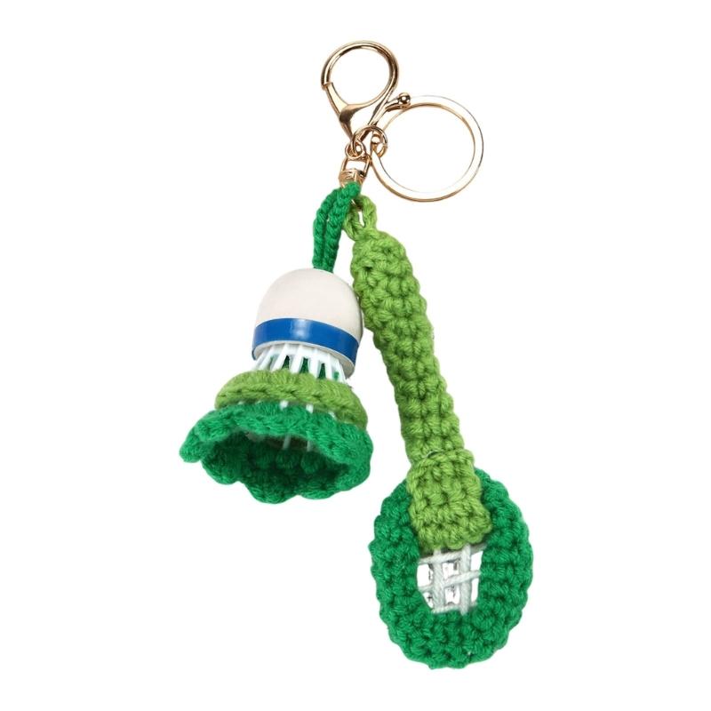 Handmade Crochet Badminton Racket Keychain Unique Design for Keys Bags Sports Enthusiasts Lightweight Portable зелёный
Handmade Crochet Badminton Racket Keychain Unique Design for Keys Bags Sports Enthusiasts Lightweight Portable зелёный