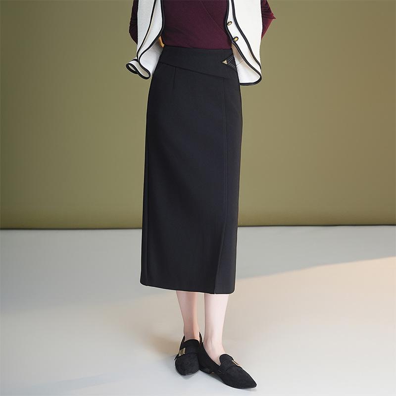 Slim-Fit Stretchy Black High-Waist Slit Midi Skirt for Women XL чорний
Slim-Fit Stretchy Black High-Waist Slit Midi Skirt for Women XL чорний