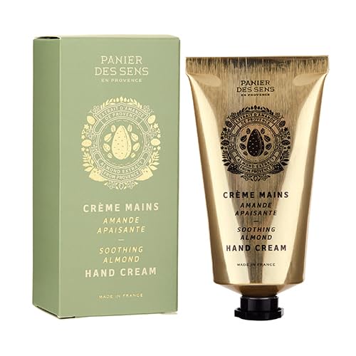 Panierdessens Silky Moisturizing Hand Cream, 75ml, with a feminine and sweet almond and white flower scent. (Made in France with specially selected mo
Panierdessens Silky Moisturizing Hand Cream, 75ml, with a feminine and sweet almond and white flower scent. (Made in France with specially selected mo