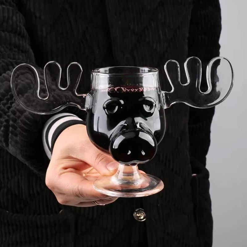 200ml Glass Cup for Tiki Creative Elk Cute Reindeer Mug Wine Beer Water Juice Milk Glasses Drinkware Shot Cups Christmas Gift 200ml
200ml Glass Cup for Tiki Creative Elk Cute Reindeer Mug Wine Beer Water Juice Milk Glasses Drinkware Shot Cups Christmas Gift 200ml