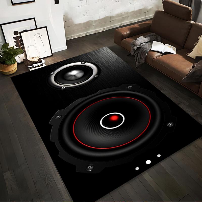 Black Carpet with Speaker Design, 3D Pattern Modern Home Decor Mat Suitable for use as an anti-slip for living room bedroom sofas 40x60cm( 15x23in )
Black Carpet with Speaker Design, 3D Pattern Modern Home Decor Mat Suitable for use as an anti-slip for living room bedroom sofas 40x60cm( 15x23in )
