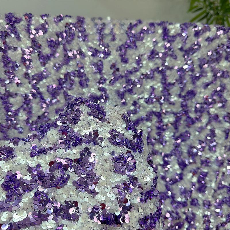 Sequined Embroidery Lace Fabric Gold Silver Shiny Silk Fabric for Sewing Women Coat Clothes Skirts Dresses Clothing Material 1Yard фиолетовый
Sequined Embroidery Lace Fabric Gold Silver Shiny Silk Fabric for Sewing Women Coat Clothes Skirts Dresses Clothing Material 1Yard фиолетовый