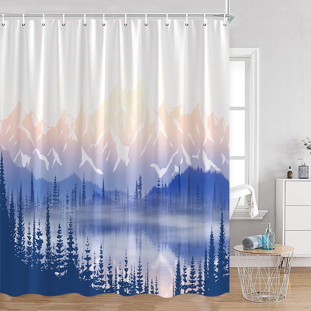 Misty Forest Shower Curtain for Bathroom Nature Mountain Trees Fog Woodland Polyester Fabric Bathtub Shower Curtain Home Decor 90x180cm-35x70in
Misty Forest Shower Curtain for Bathroom Nature Mountain Trees Fog Woodland Polyester Fabric Bathtub Shower Curtain Home Decor 90x180cm-35x70in