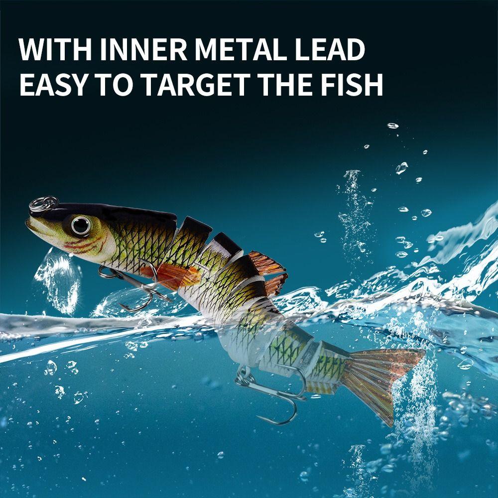 12.5cm 21.5g Multi Jointed Swimbait Hard Bait Segments Fishing Lures Bass Isca Crankbait A
12.5cm 21.5g Multi Jointed Swimbait Hard Bait Segments Fishing Lures Bass Isca Crankbait A