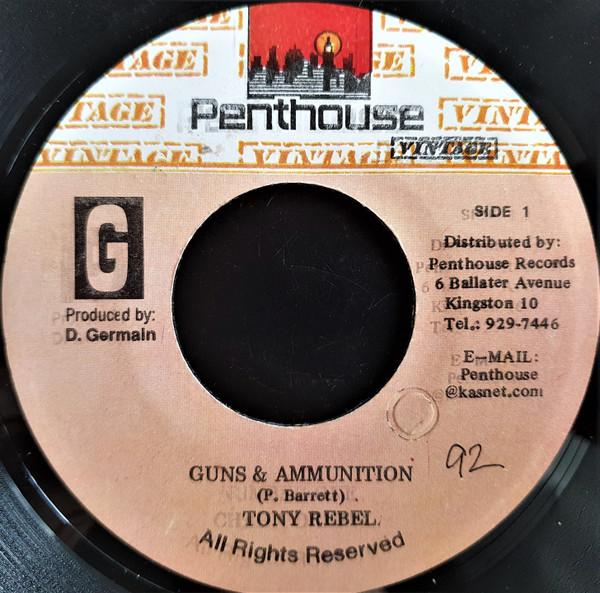 7inch Record TONY REBEL - Guns & Ammunition NONE Penthouse Vinta Jamaica Reggae, Ska & Dub Used
7inch Record TONY REBEL - Guns & Ammunition NONE Penthouse Vinta Jamaica Reggae, Ska & Dub Used
