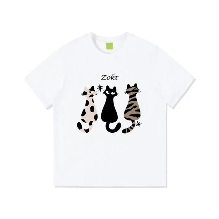 Women s 100% Cotton Grey Cartoon Short-Sleeve T-shirt - Loose, Trendy Summer Design (Unisex). L 111-125 jin
Women s 100% Cotton Grey Cartoon Short-Sleeve T-shirt - Loose, Trendy Summer Design (Unisex). L 111-125 jin