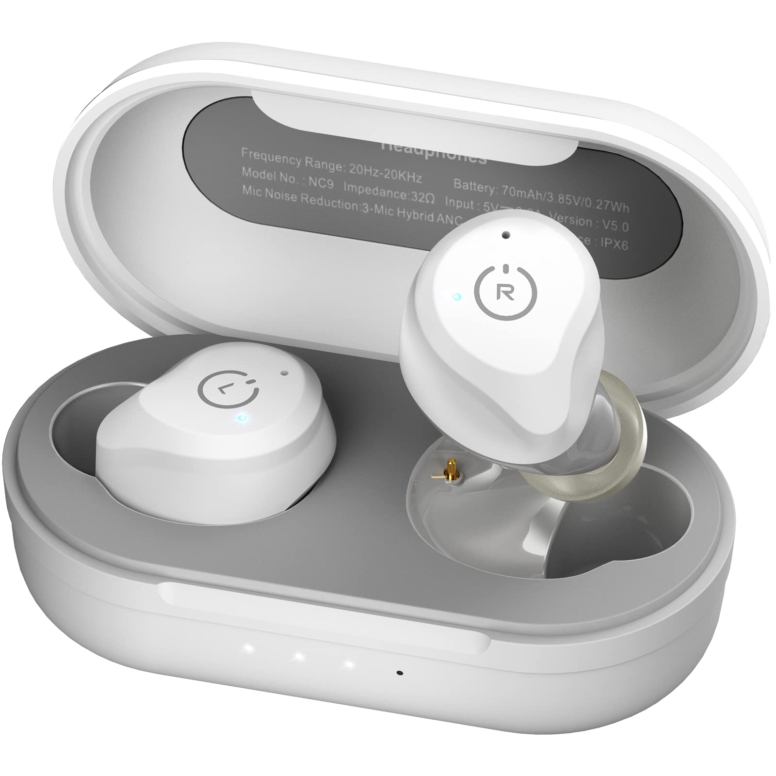 TOZO NC9 полностью беспроводные наушники Bluetooth с активным шумоподавлением беспроводные оснащены функцией шумоподавления сенсорное управление наушники
TOZO NC9 полностью беспроводные наушники Bluetooth с активным шумоподавлением беспроводные оснащены функцией шумоподавления сенсорное управление наушники