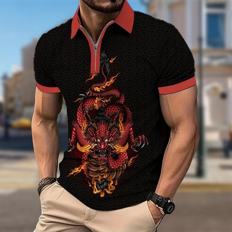 Мужская рубашка поло повседневная на молнии с коротким рукавом модная повседневная на молнии лето весна стандартный крой рубашка с принтом попугаев, драконов и орлов 3D 8XL красный
Мужская рубашка поло повседневная на молнии с коротким рукавом модная повседневная на молнии лето весна стандартный крой рубашка с принтом попугаев, драконов и орлов 3D 8XL красный