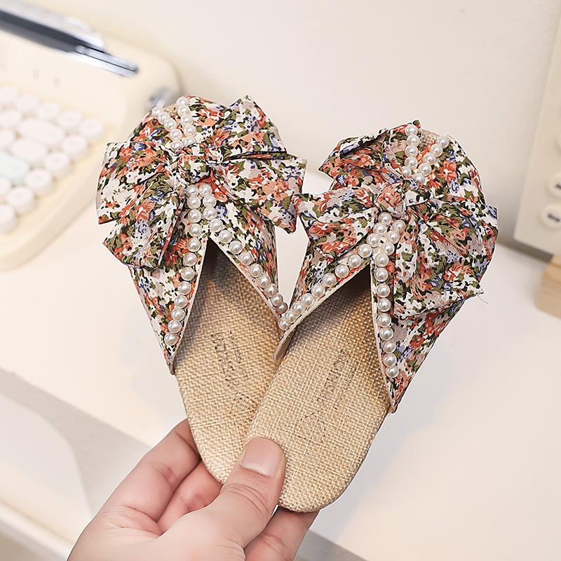 Children Slippers Kids Summer Slippers for Girls Soft Floral Cloth Princess Sweet Indoor Outdoor Girls Pearls Slippers Bow-knot 26 inner16.5cm помаранчевий
Children Slippers Kids Summer Slippers for Girls Soft Floral Cloth Princess Sweet Indoor Outdoor Girls Pearls Slippers Bow-knot 26 inner16.5cm помаранчевий