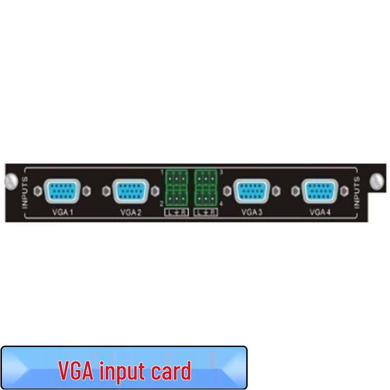 Zhonglu Baishitong Seamless HD Hybrid Matrix VGA Input Card (CN version)
Zhonglu Baishitong Seamless HD Hybrid Matrix VGA Input Card (CN version)
