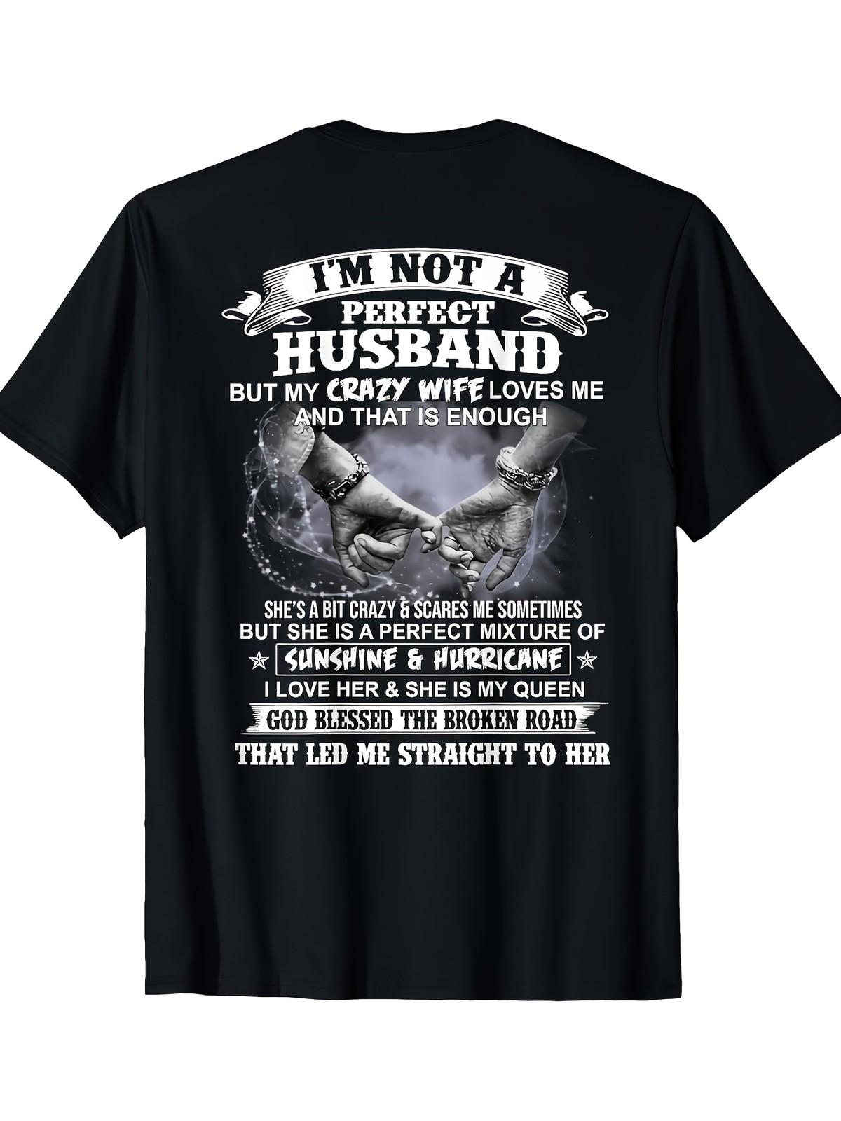 Men S Funny Marriage Humor T-Shirt - I m Not a Perfect Husband But My Crazy Wi 5XL різнокольоровий
Men S Funny Marriage Humor T-Shirt - I m Not a Perfect Husband But My Crazy Wi 5XL різнокольоровий