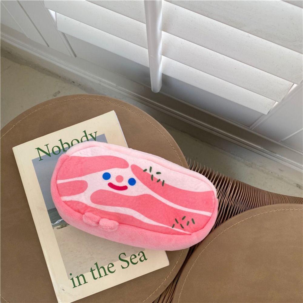 Korean Style Baconic Pencil Bag Makeup Cosmetic Bag Desktop Storage Pouch Streaky Pork Pencil Pouch
Korean Style Baconic Pencil Bag Makeup Cosmetic Bag Desktop Storage Pouch Streaky Pork Pencil Pouch