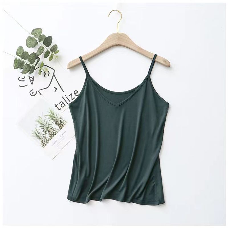 Modal New Thin Type Spring and Summer Four Seasons V-neck Strap Dark green L 50.00 kg-60.00 kg
Modal New Thin Type Spring and Summer Four Seasons V-neck Strap Dark green L 50.00 kg-60.00 kg