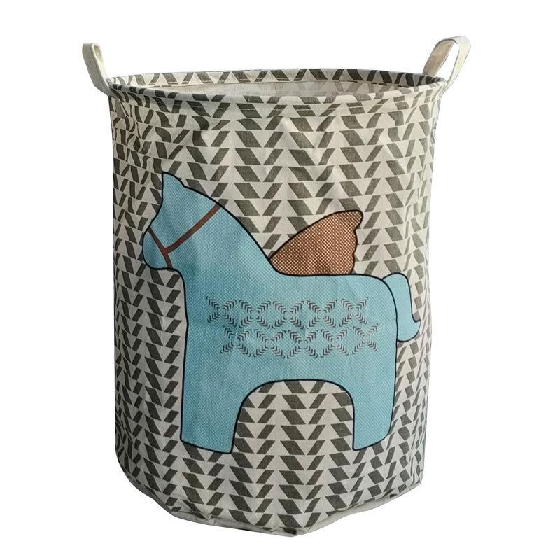 Nordic Cartoon Horse Cotton Linen Laundry Basket - Large Folding, Waterproof Storage for Clothes and Toys
Nordic Cartoon Horse Cotton Linen Laundry Basket - Large Folding, Waterproof Storage for Clothes and Toys