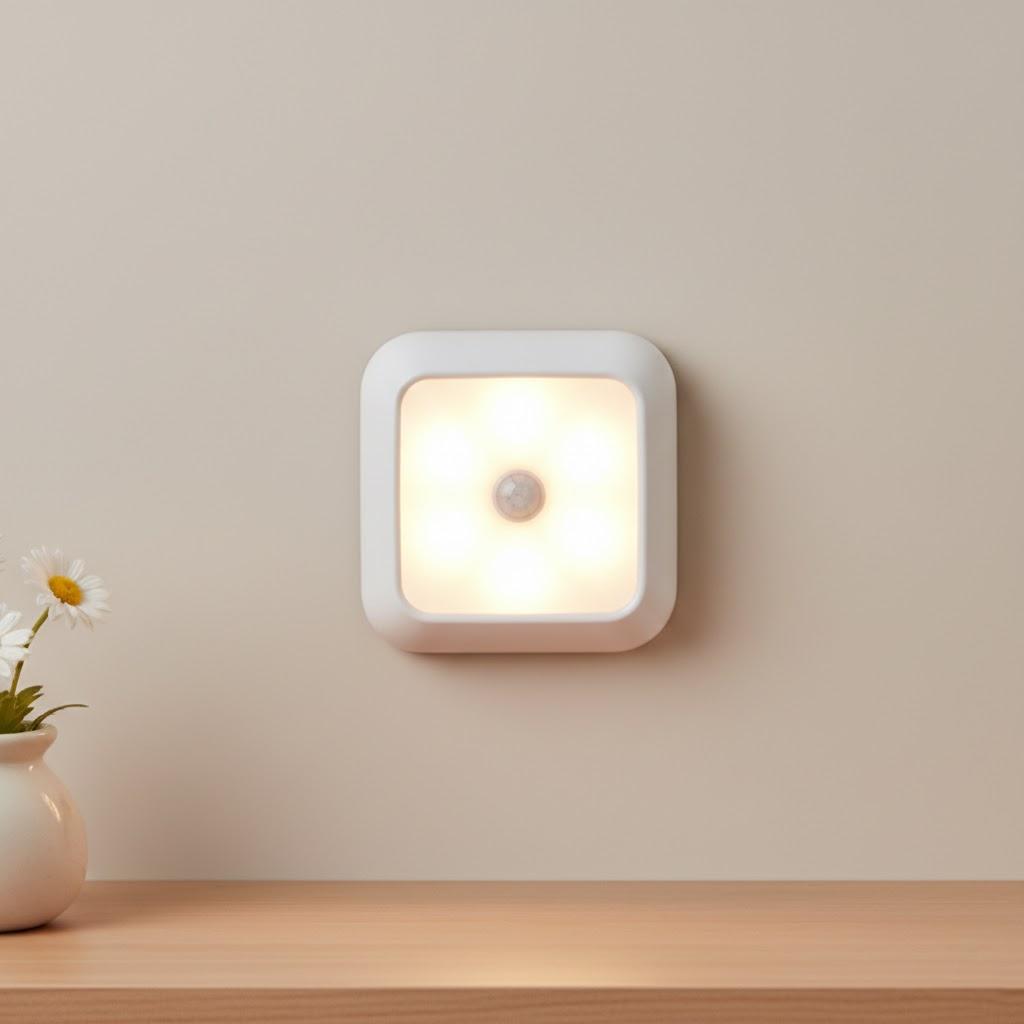 Smart LED Motion Sensor Night Light Closet Stair Step Toilet Bedside Lamp Bedroom Corridor Ambient Lighting Dimmable білий
Smart LED Motion Sensor Night Light Closet Stair Step Toilet Bedside Lamp Bedroom Corridor Ambient Lighting Dimmable білий