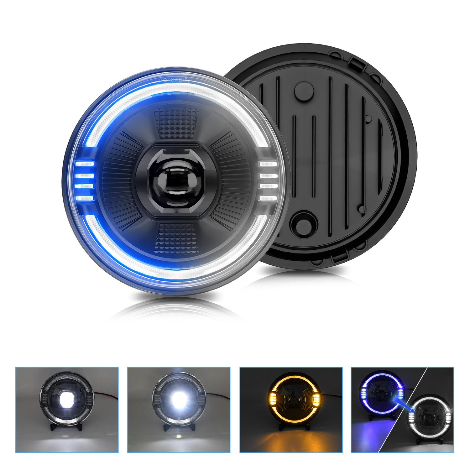 7 Inch LED Headlight for Motorcycle Off Road Vehicle DRL Turn Signal High Low Beam Headlamp Type A
7 Inch LED Headlight for Motorcycle Off Road Vehicle DRL Turn Signal High Low Beam Headlamp Type A