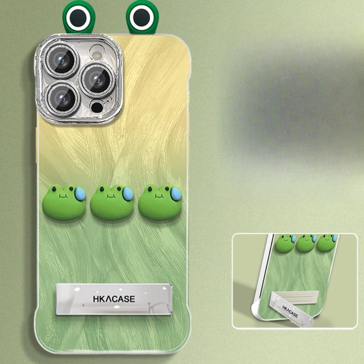 The Gradient Frog Stand Is Suitable for The IPhone 15, The Feathered Borderless Phone Case 16promax, and The 3D Figurine 13, Which Is Cute iPhone 16
The Gradient Frog Stand Is Suitable for The IPhone 15, The Feathered Borderless Phone Case 16promax, and The 3D Figurine 13, Which Is Cute iPhone 16