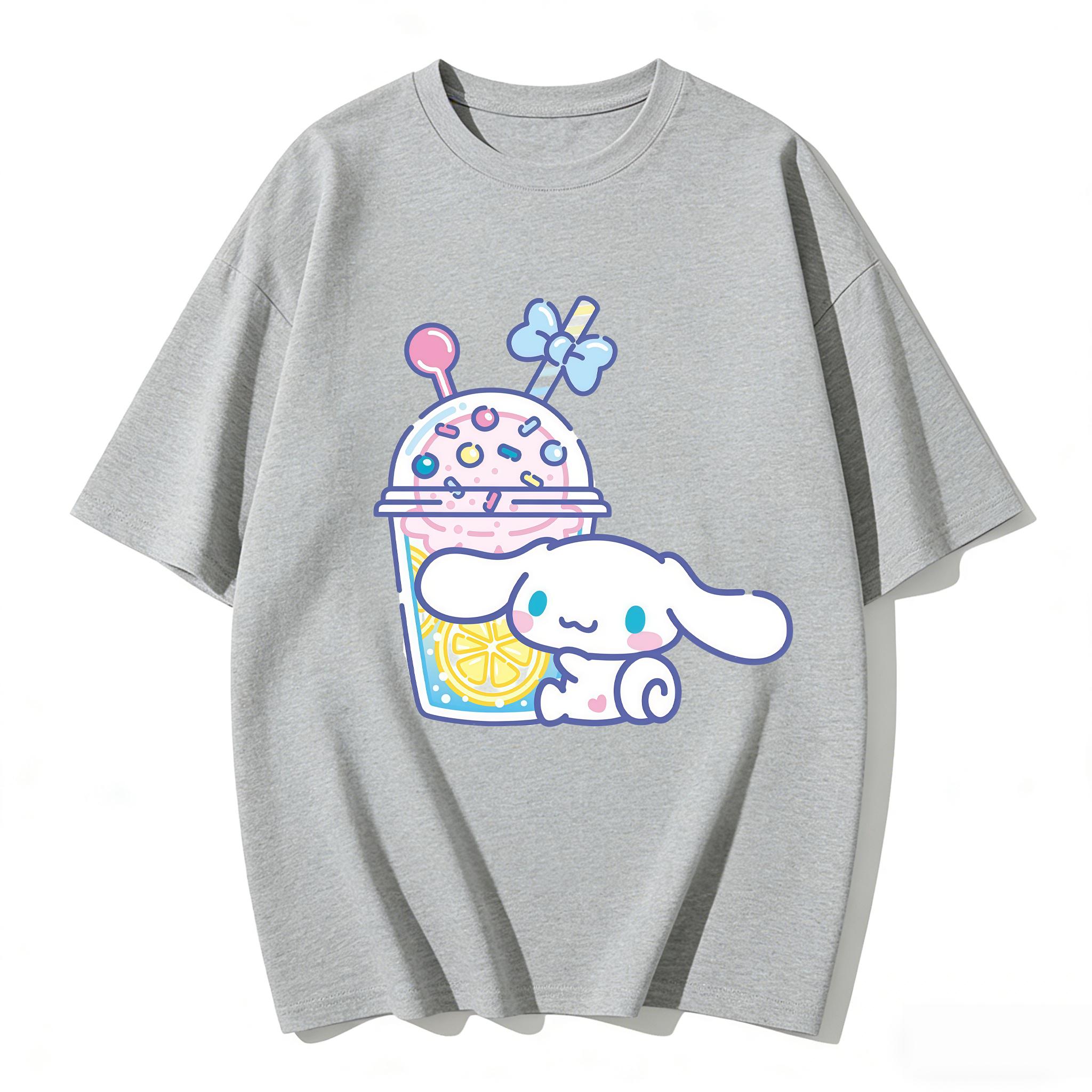2026 New Cinnamoroll Lemon Drink Cartoon Print Tshirt Family Matching Outfits Casual Short Sleeve Tee for Women Unisex Kids Tops S
2026 New Cinnamoroll Lemon Drink Cartoon Print Tshirt Family Matching Outfits Casual Short Sleeve Tee for Women Unisex Kids Tops S